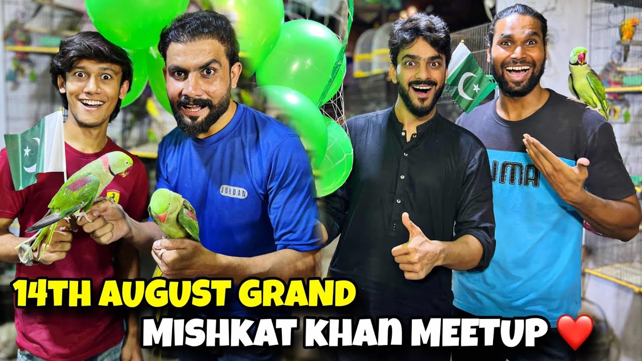 Mishkat Khan 14 AUGUST CELEBRATE IN USAMAPET SHOP | GRAND MEET UP WITH FANS #mishkatkhan #usamapets