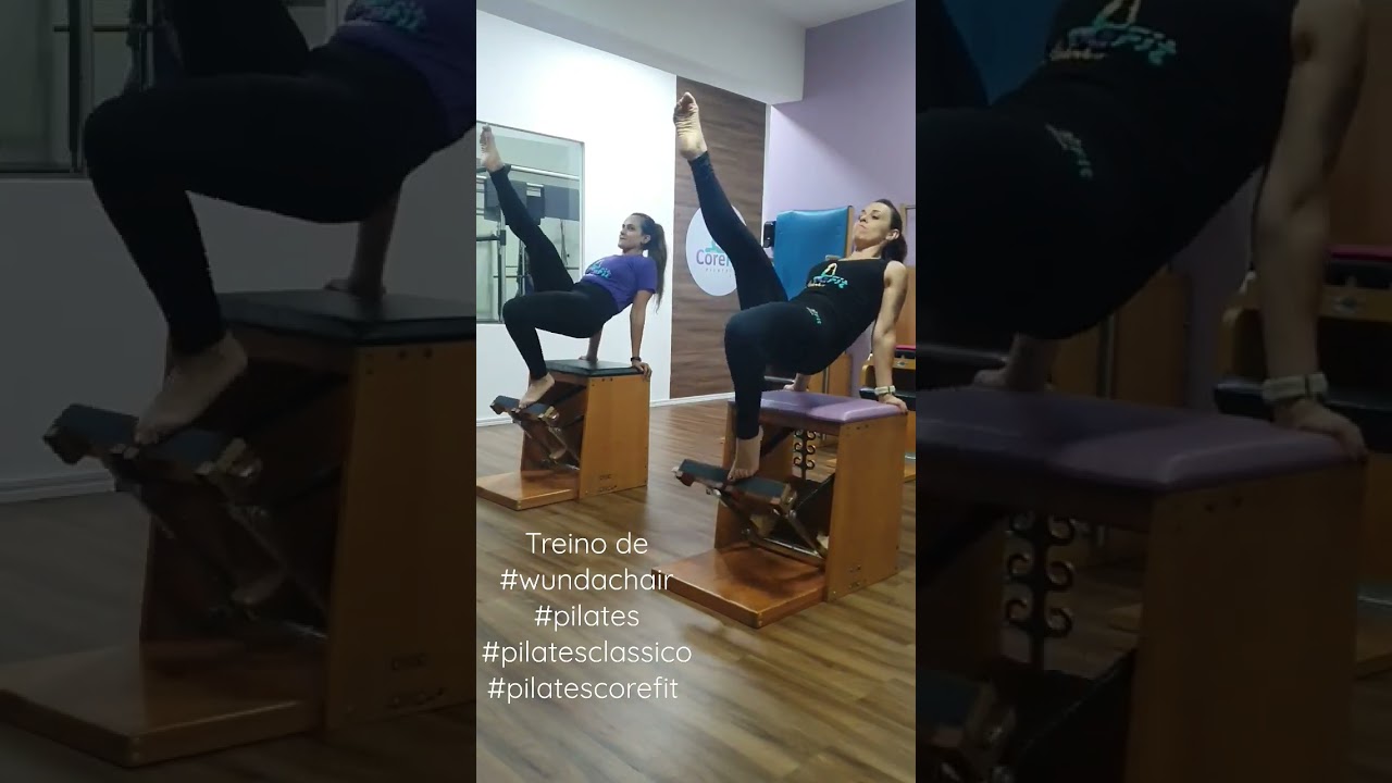 Treino das professoras na  wunda chair. #pilatesclassico #classicpilates #wundachair  #corefit