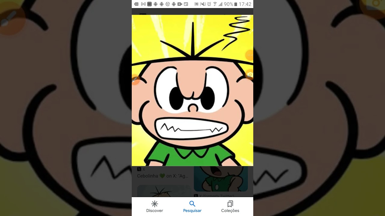 cebolinha fez birra no shopping