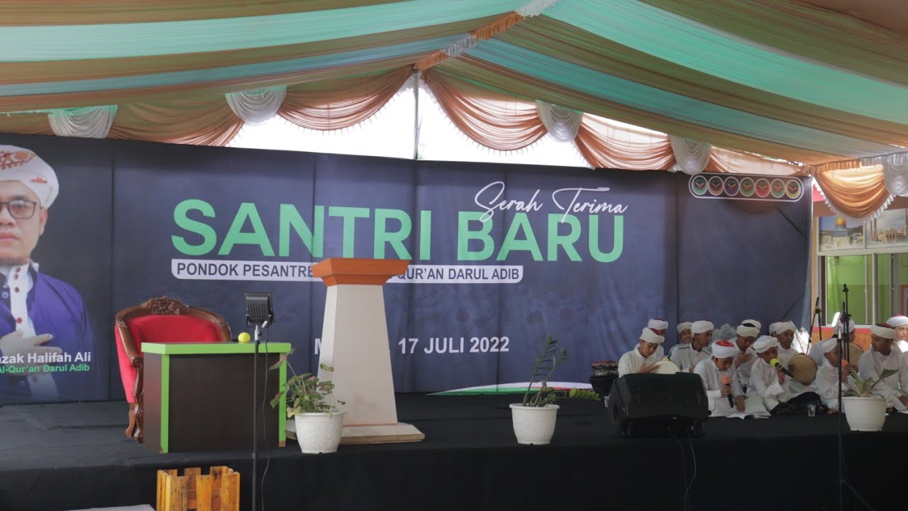 SERAH TERIMA SANTRI BARU DARUL ADIB |DARUL ADIB MEDAN AHAD, 17 JULI 2022