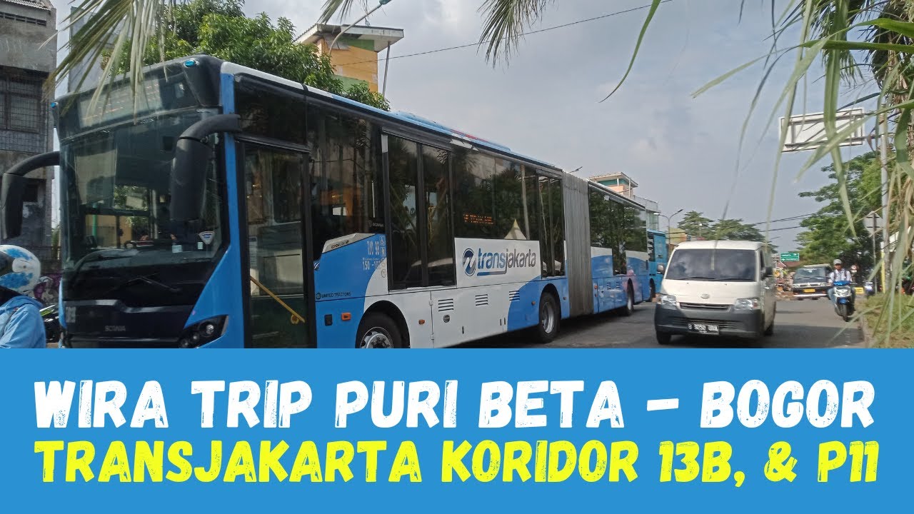 VLOG TRIP Terpraktis ke Bogor dari Puri Beta Hanya 3500 || TransJakarta Koridor 13B - P11