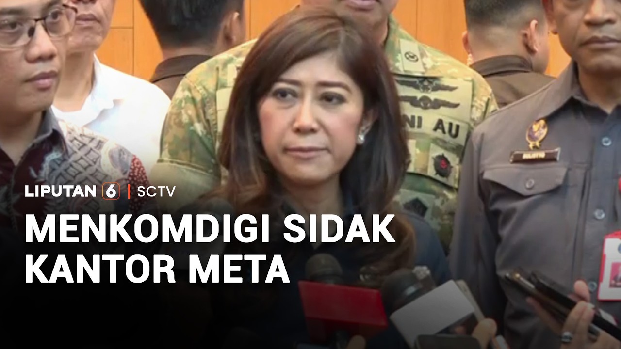 Menkomdigi Sidak Kantor Meta | Liputan 6