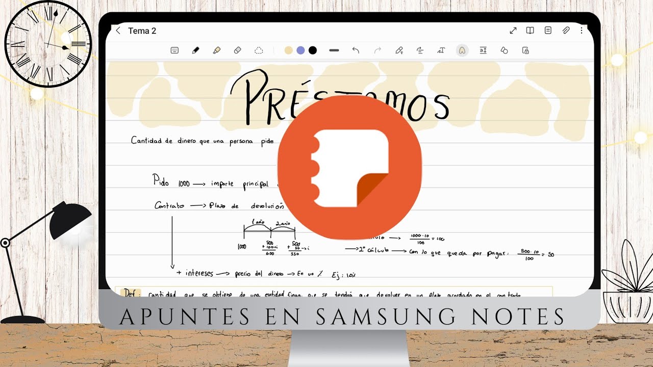 📔Tutorial 1 de Samsung Notes📔