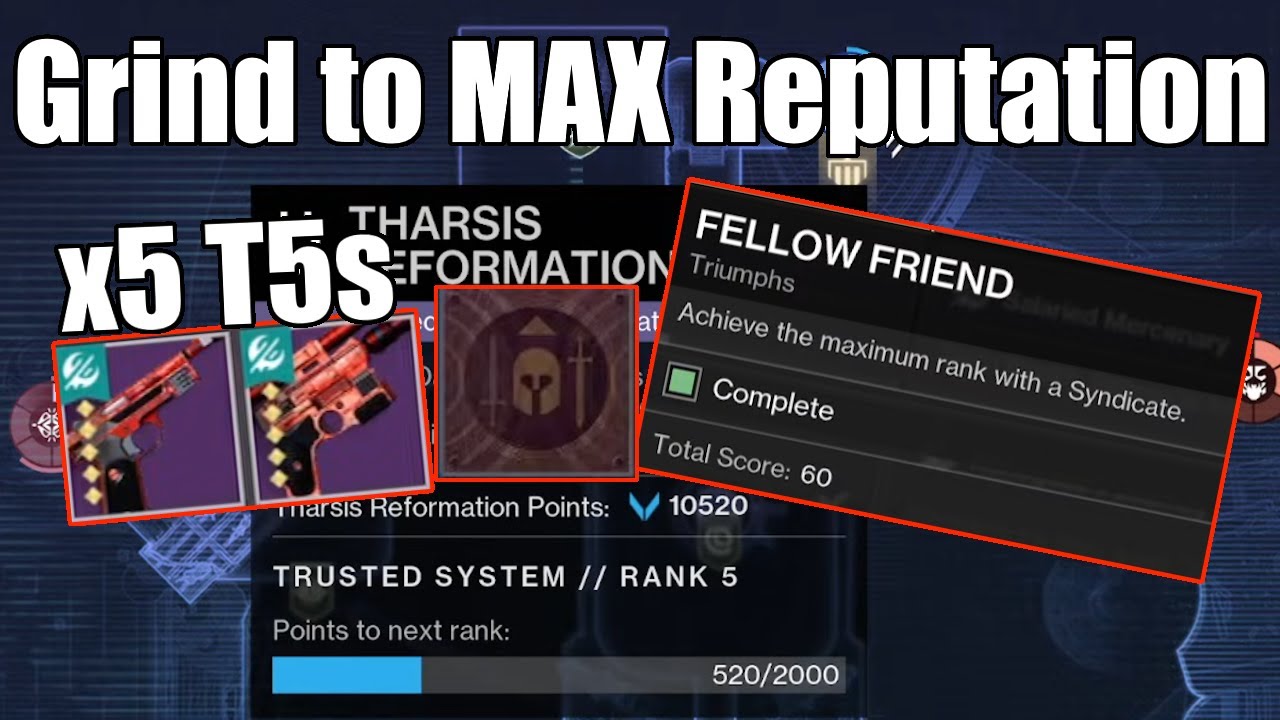 MOST NEEDED TRIUMPH FOR RENEGADES | Fellow Friend | Guaranteed Tier 5s | Donate Dark Matter Ingots