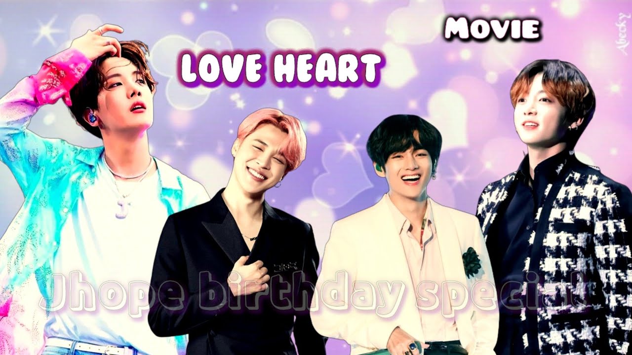 🥳Jhope birthday special🥳 💜Love heart💜 💗Movie💗 ||Hindi dubbing|| #jihopelovestory #taekook 💜💗💜💗