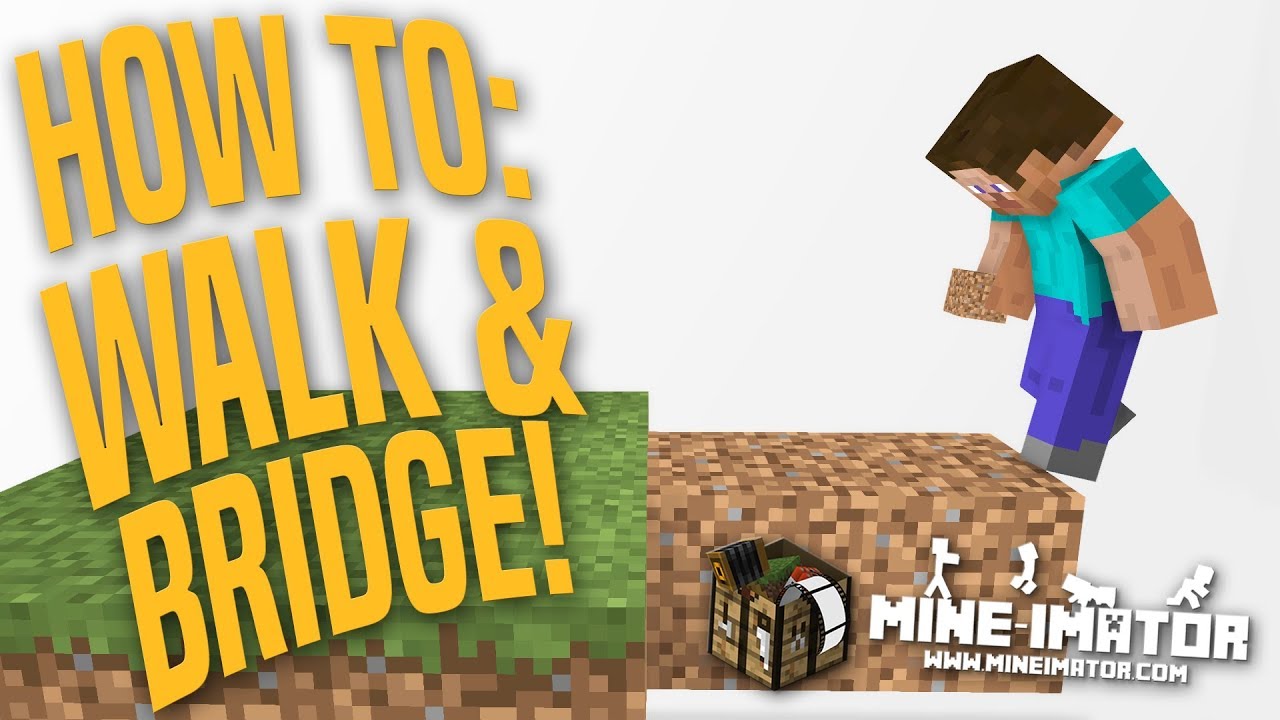 Mine-imator Tutorial - Backwards walk cycle & Building bridges | Part 12