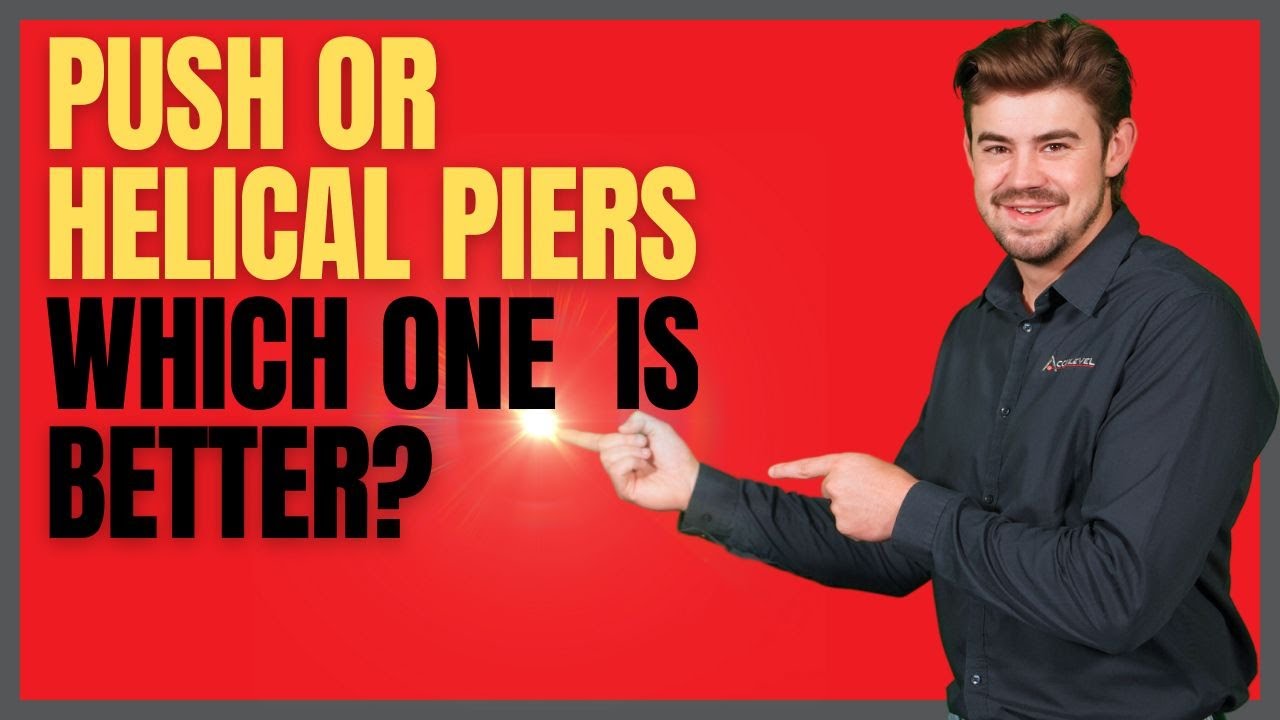 Push Piers vs  Helical Piers