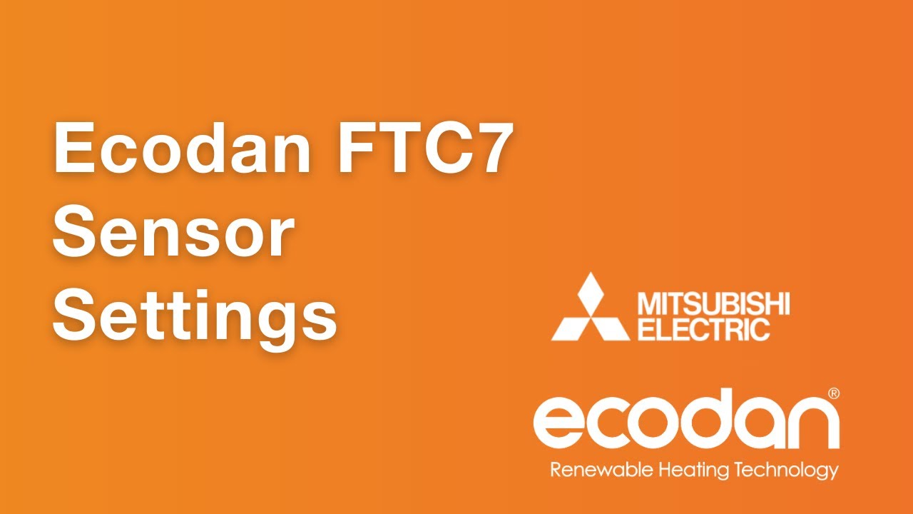 Ecodan FTC7 Sensor Settings