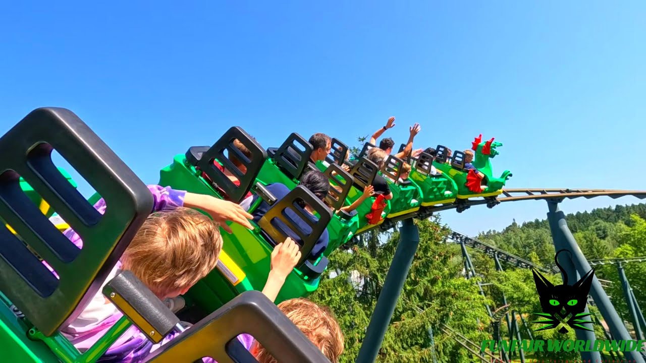 FEUERDRACHE Coaster Onride POV at LEGOLAND Deutschland 2025 🇩🇪
