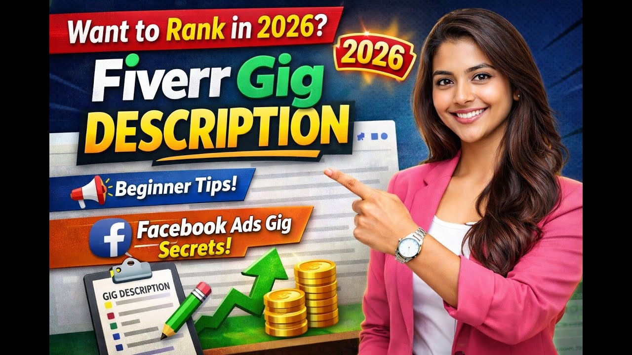 How to Write Amazing & Creative Fiverr Gig Description 2026 Bangla | Gig for Beginners| Facebook Ads