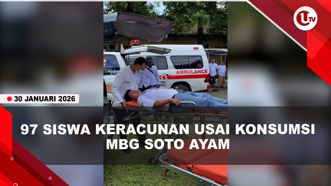 97 SISWA SMA DI KUDUS KER4CUNAN MBG, PULUHAN AMBULANS DIKERAHKAN ANGKUT SISWA | U-NEWS
