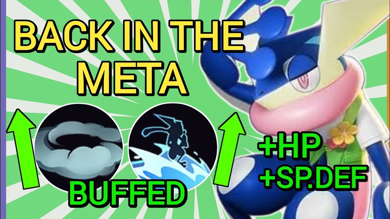 SURF GRENINJA Prime is back after the recent BUFFS | Pokemon Unite