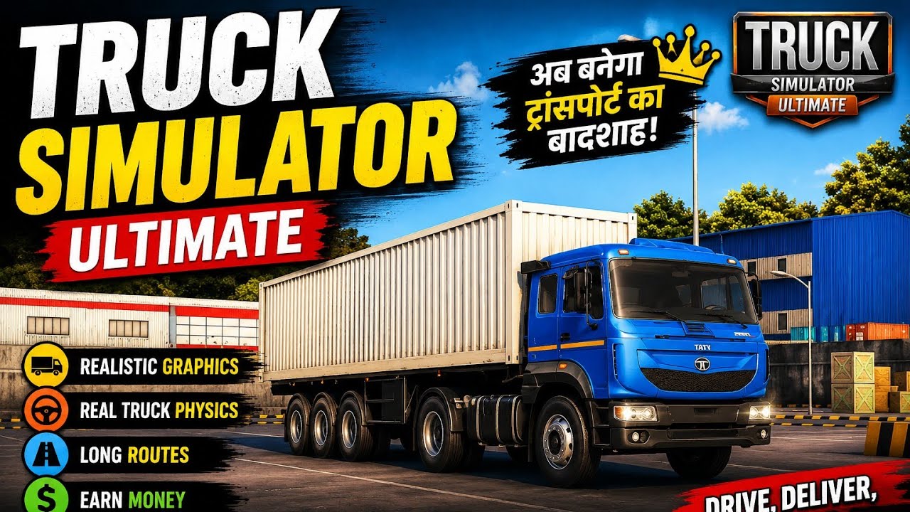 🚛 Truck Simulator Ultimate Gameplay | Long Route Delivery | Ultra Graphics 2026