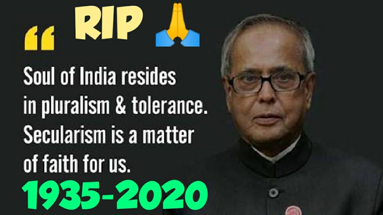 RIP Pranab Mukherjee Sir 😢|Quotes of Pranab Mukherjee Status|Life of Ex President of India|RIPStatus