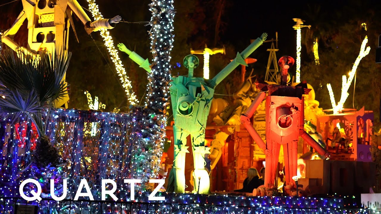 Robolights: The backyard robot light show Disneyland