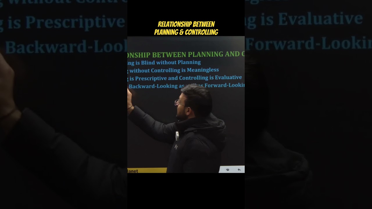 Relationship Between Planning and Controlling | Class 12 Business Studies 🔥