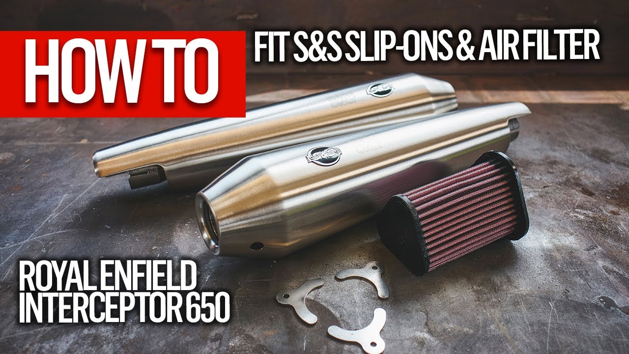 Royal Enfield Interceptor 650 with S&S Cycle slip-ons and air filter kit MCN | Motorcyclenews.com