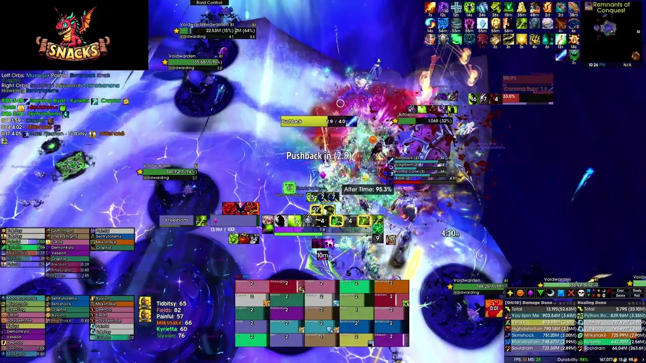 Snacks vs Heroic Dimensius (Destruction Warlock POV)