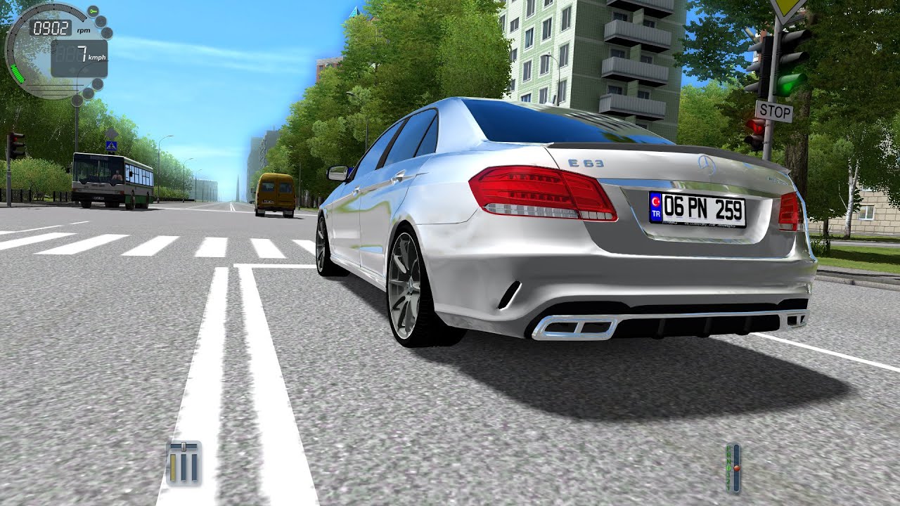 City Car Driving 1.5.0 Mercedes-Benz E63 S 4Matic AMG TrackIR 4 Pro [1080P]