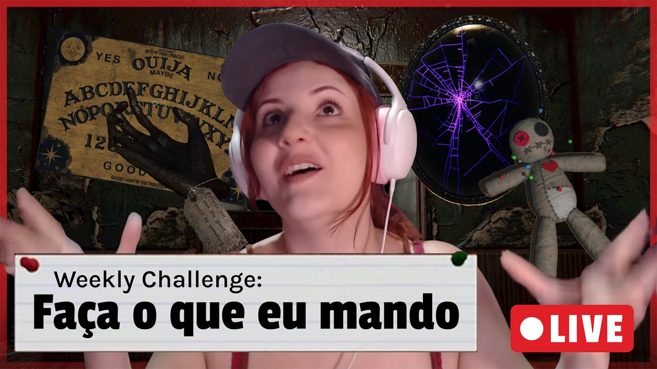 Desafio com TODOS OS OBJETOS e ZERO evidências! 👻 Phasmophobia - LIVE 🔴