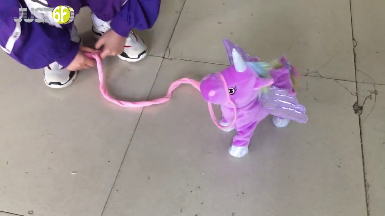 Walking Unicorn Stuffed Animal - Electronic Horse Plush Toy For Children, Birthday Gifts