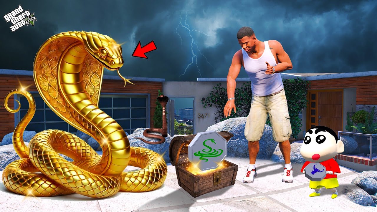 Shinchan & Franklin Got Dragon Magical Stone in Gta 5 (Part 2)