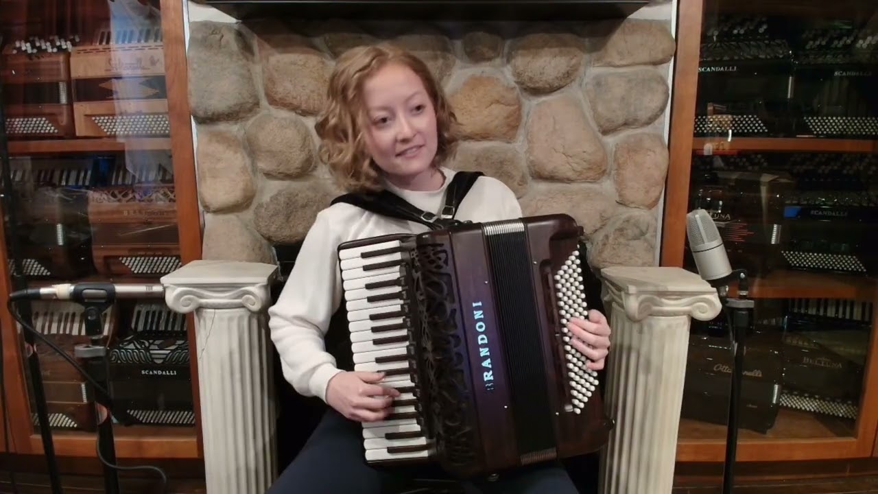 BRAN68WHDM - Dark Mahogany Brandoni 68W Liberty Piano Accordion LMMH 34 96 $6999