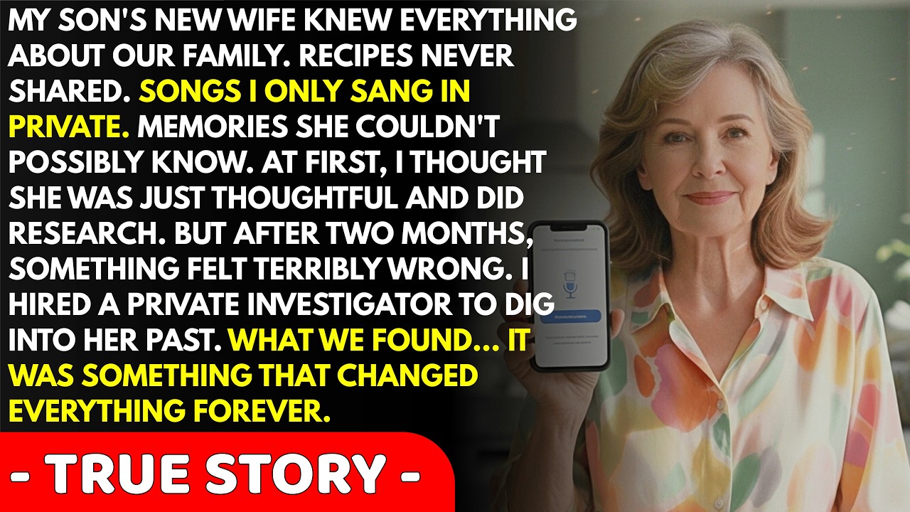 My Son's Wife Knew Things She Shouldn't — So I Hired a Private Detective and What I Found...