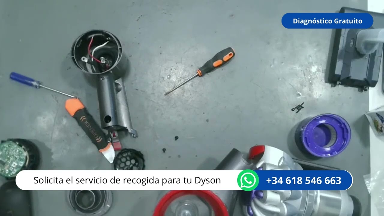 ¿Ruidos extraños en tu Dyson SV25? 🔊 Cambio de motor y batería