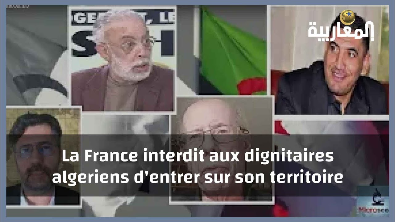 La France interdit aux dignitaires algeriens d'entrer sur son territoire