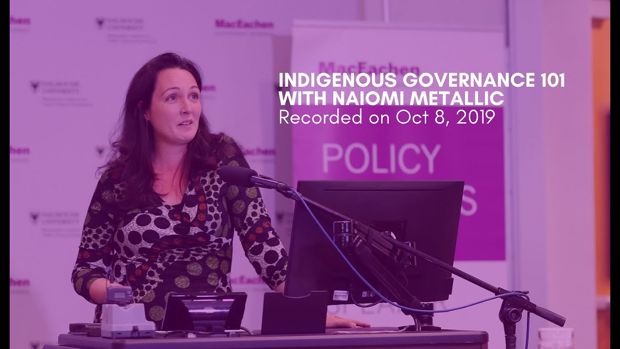 Indigenous Governance 101