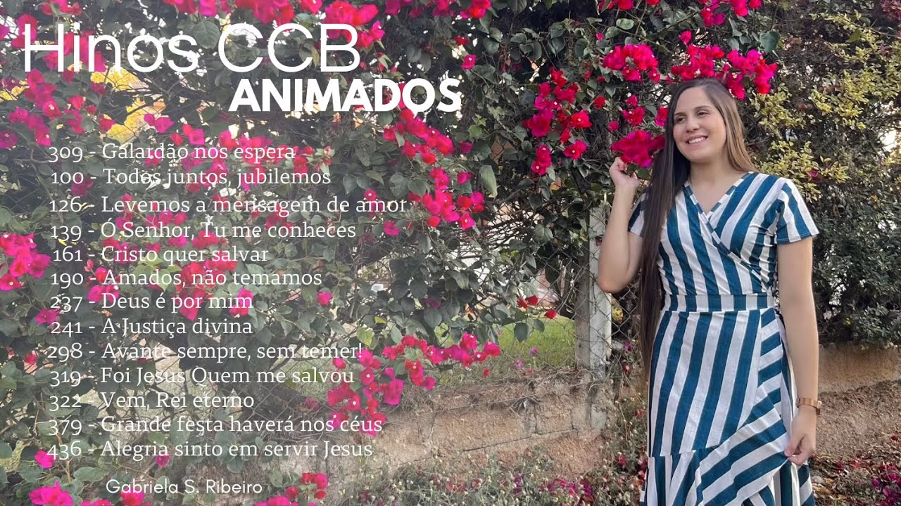 HINOS CCB no PIANO - para se alegrar