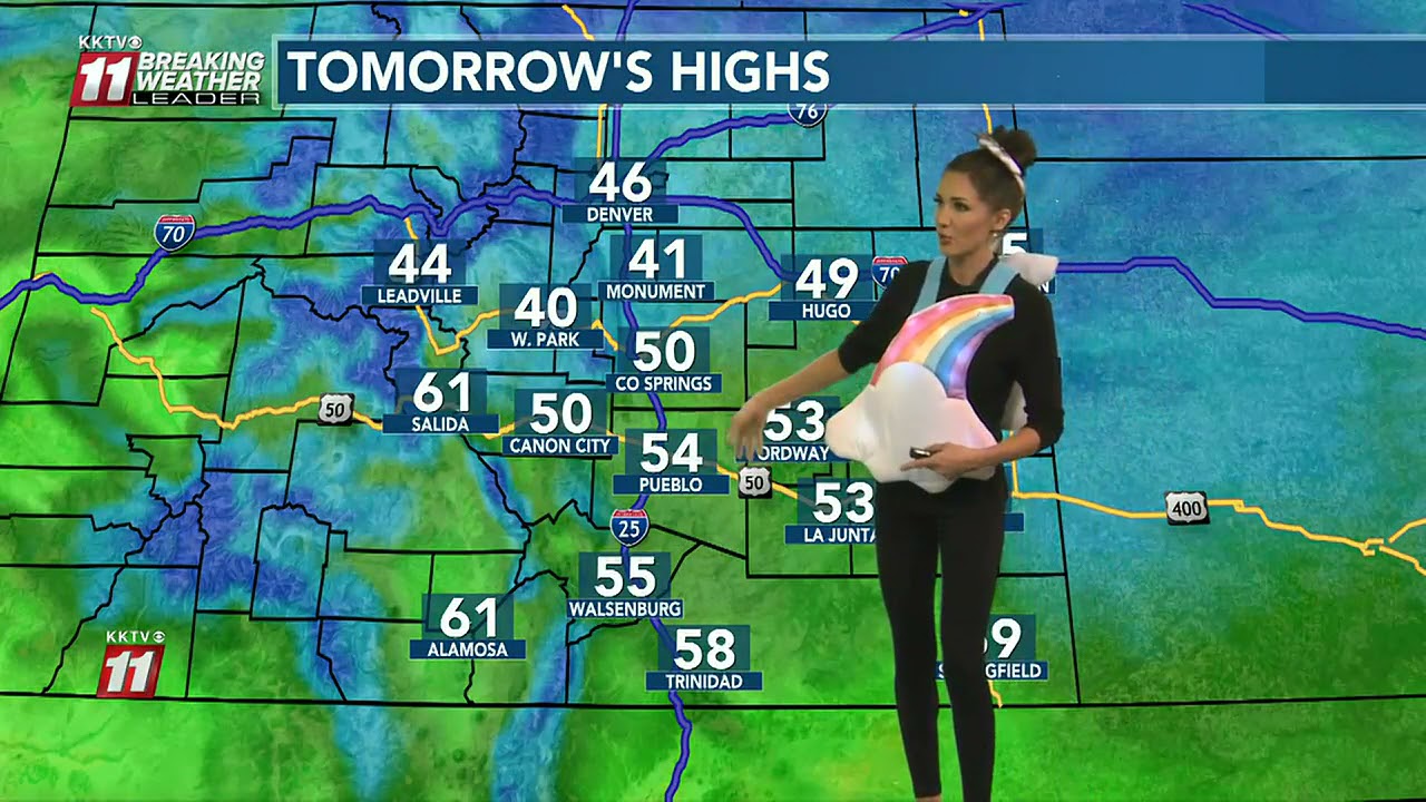 Meteorologist Christina Sanjuan Halloween 2021 Forecast