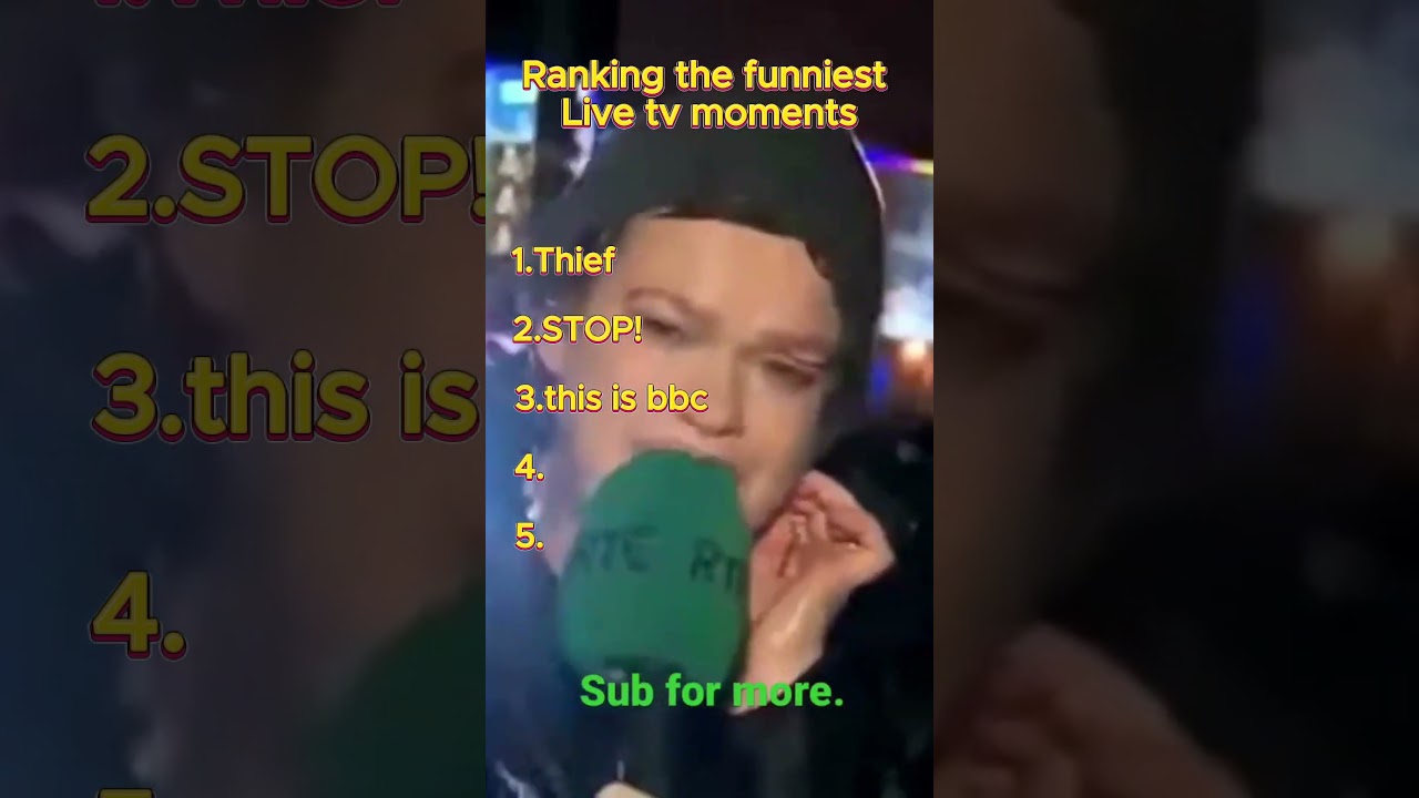 Ranking the Funniest Live TV Moments  😂 #LiveTV #Fails #Shorts