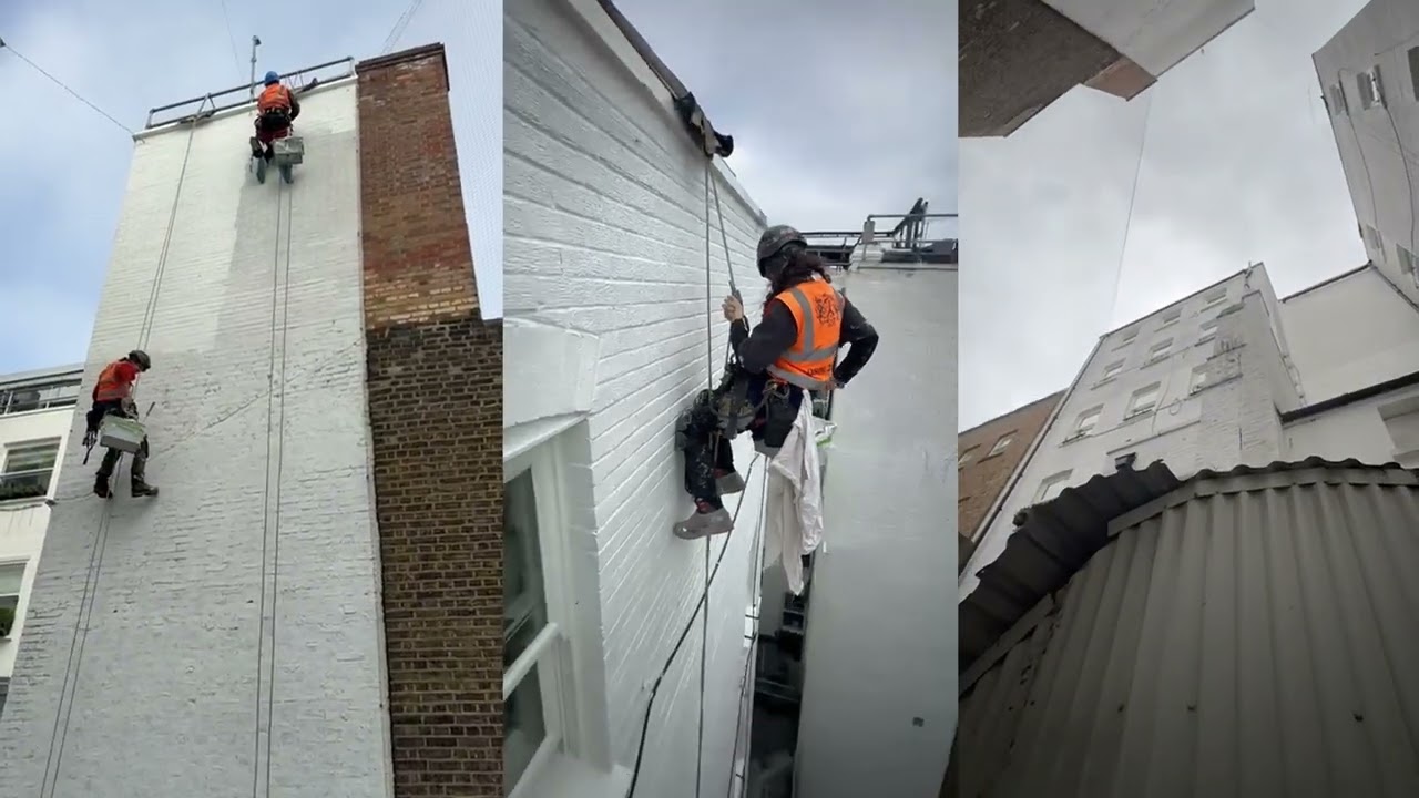 Rope Access Maintenance Services in London #construction #decoration #plumbing #painting