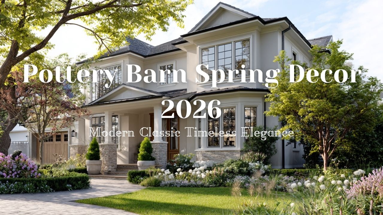🤍Modern Classic Spring Decor 2026 I  Timeless Elegance Inspired by Pottery Barn