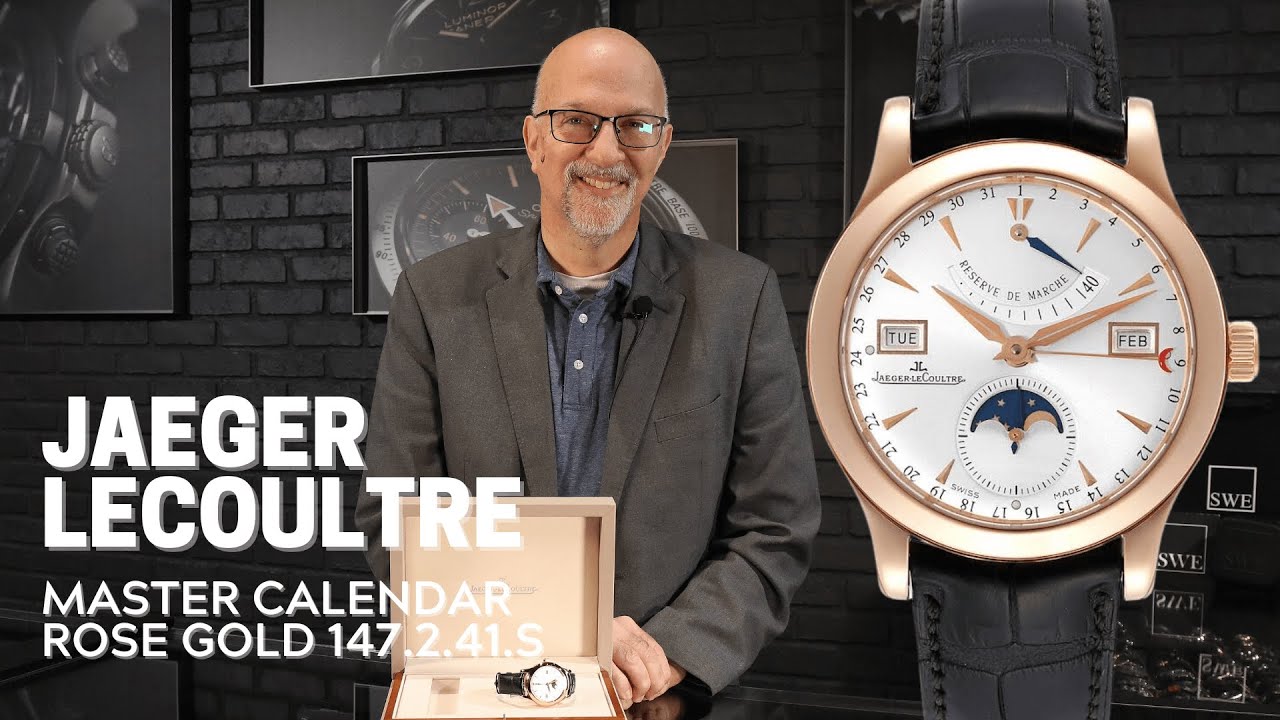 Jaeger LeCoultre Master Calendar 18k Rose Gold Watch 147.2.41.S | SwissWatchExpo