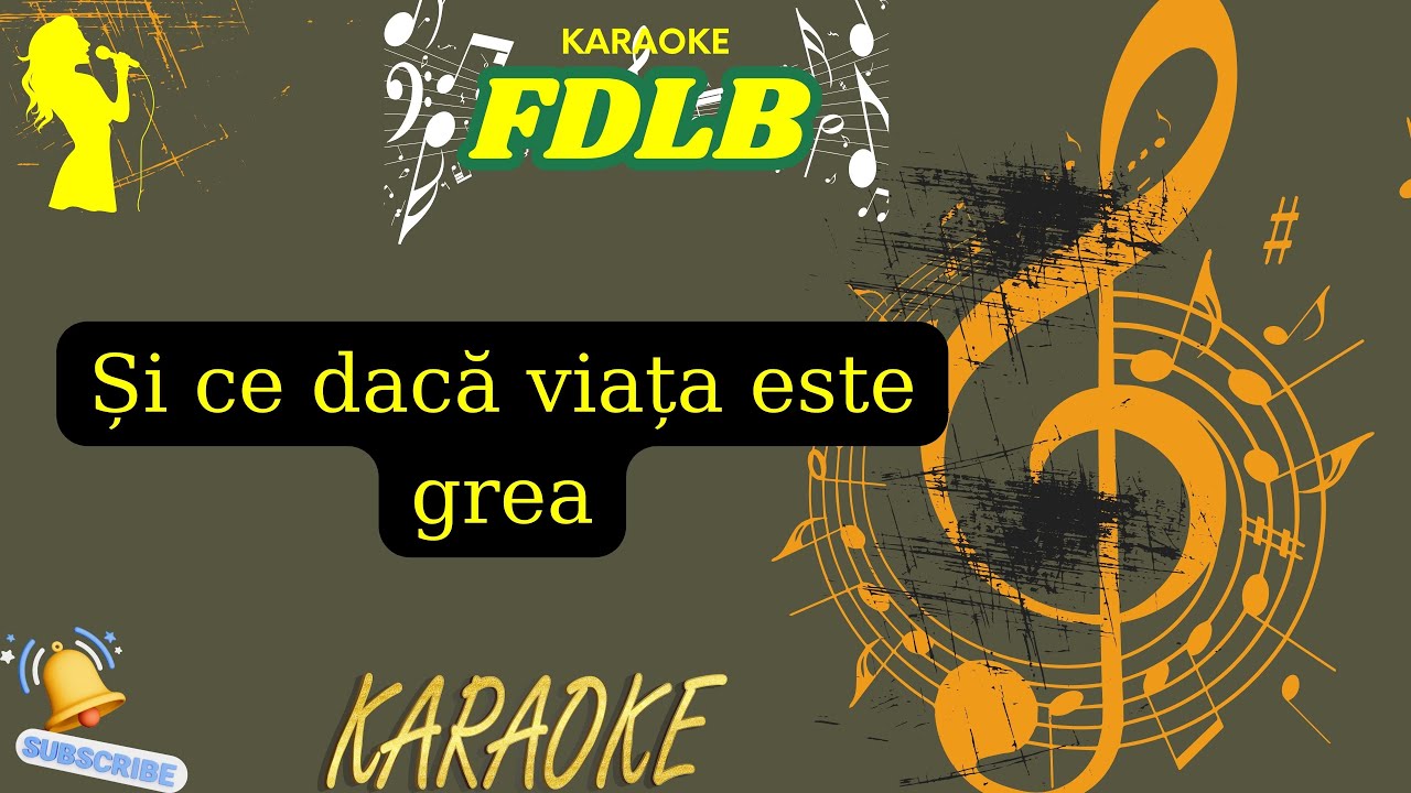 Și ce dacă viața este grea /Karaoke//Versuri//Negative//Populara/Ardeal/Moldova/Doine/Manele