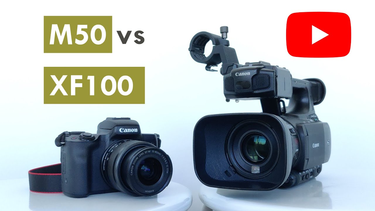 Canon M50 vs camcorder for YouTube: Which $600 camera is easier to use?