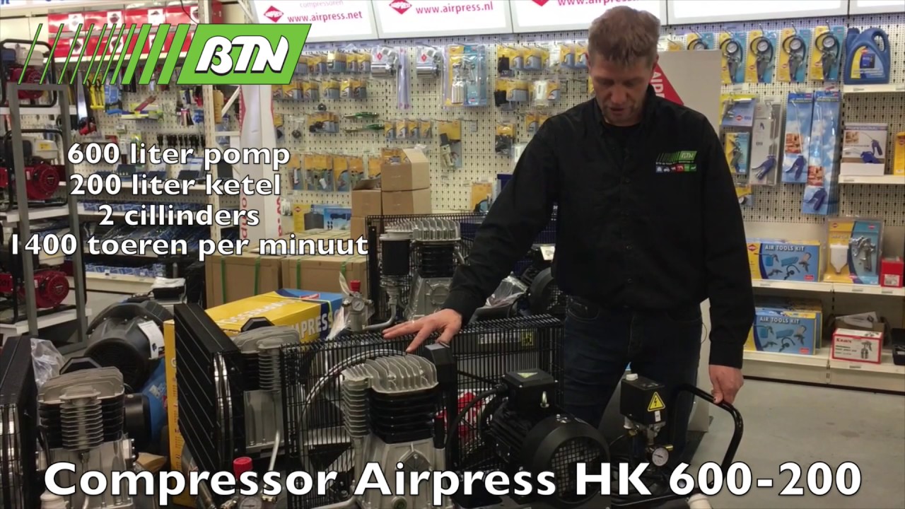 BTN de Haas - Compressor Airpress HK 600 200