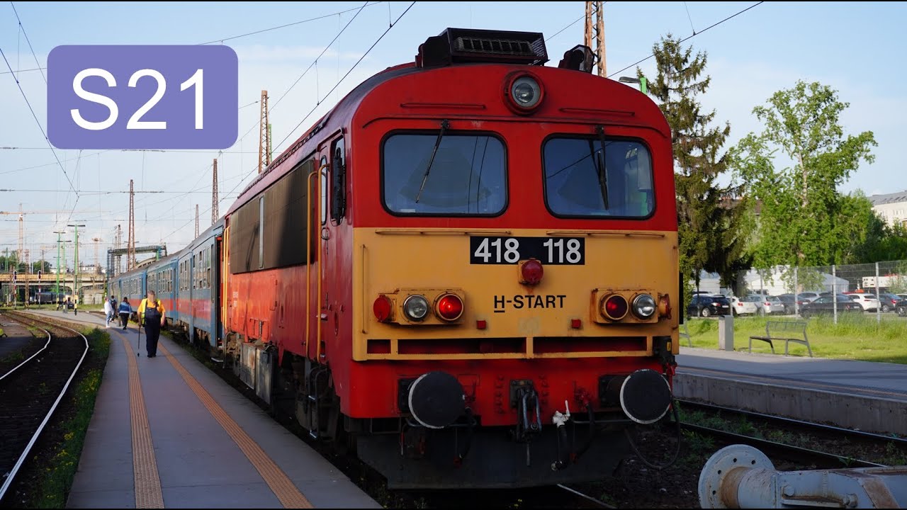 [Full HD] MÁV M41 Csörgő - 418 118 + Bddf 102 (S21)