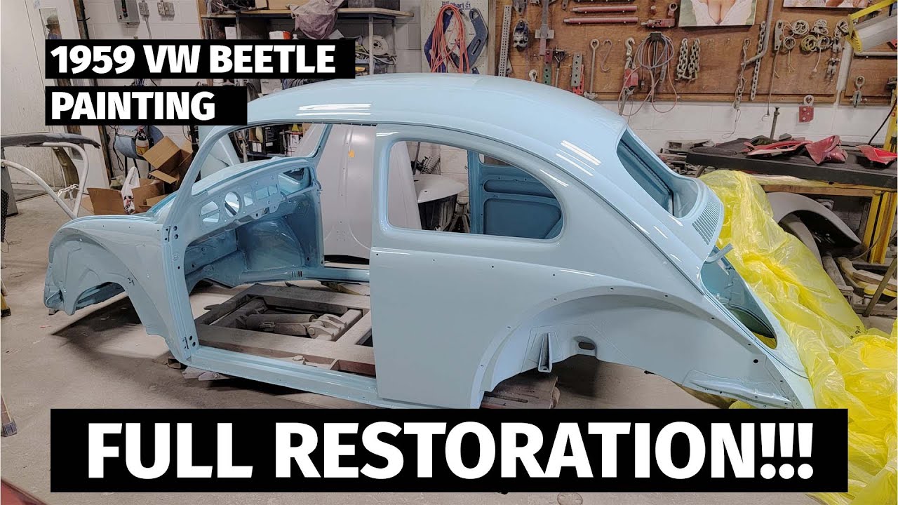 Our 1959 VW Beetle side project - time for paint!