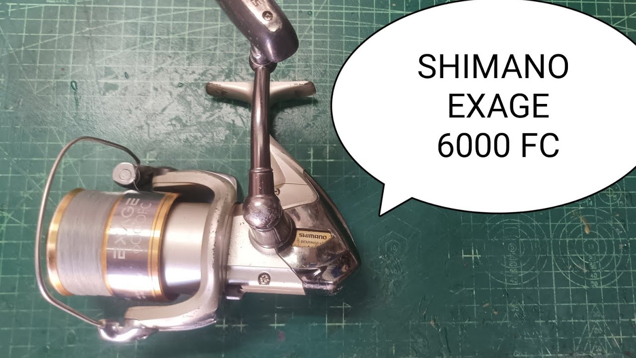 CARETE O REEL DE PESCA SHIMANO EXAGE 6000 FC REPARACION LIMPIEZA Y MANTENIMIENTO.