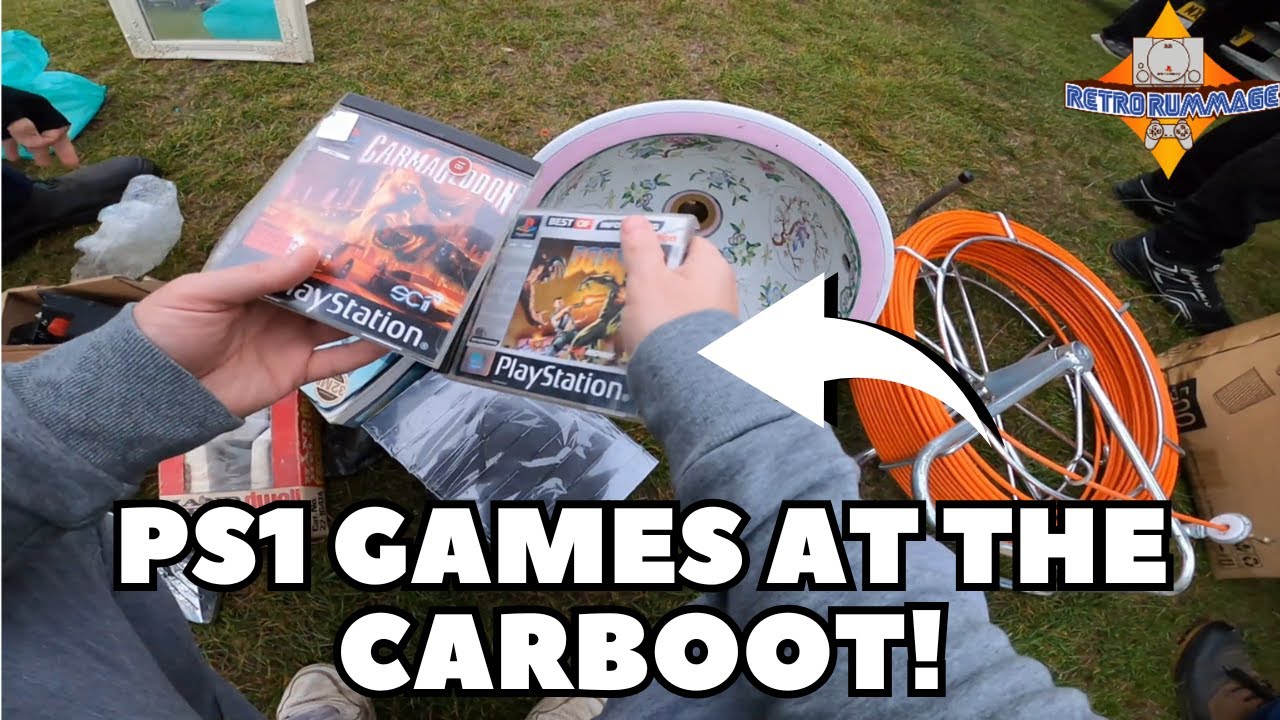 Игры для PS1 на автомобильной распродаже! Поиск видеоигр на моей местной автомобильной распродаже!