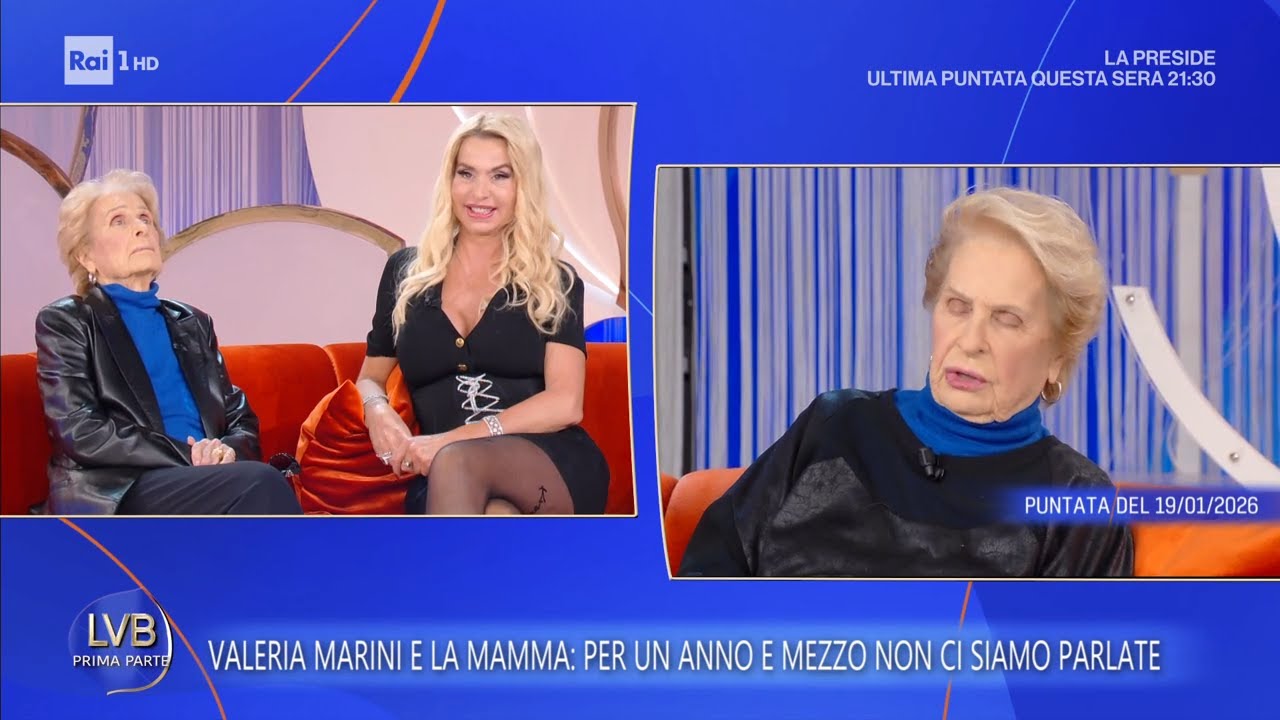 La mamma di Valeria Marini: "Volevo stare da sola e lontana dai figli" - La volta buona 02/02/2026