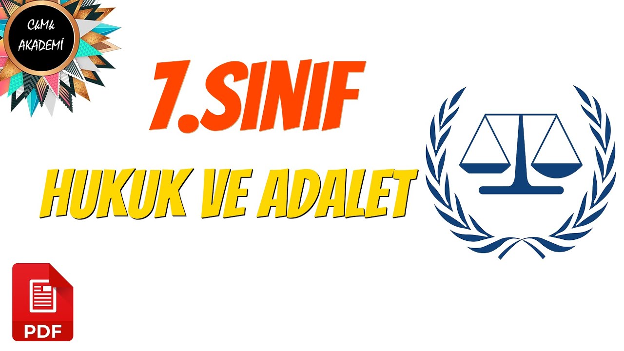 7.Sınıf Hukuk ve Adalet 1.Dönem 2.Yazılı Soruları ve Cevapları