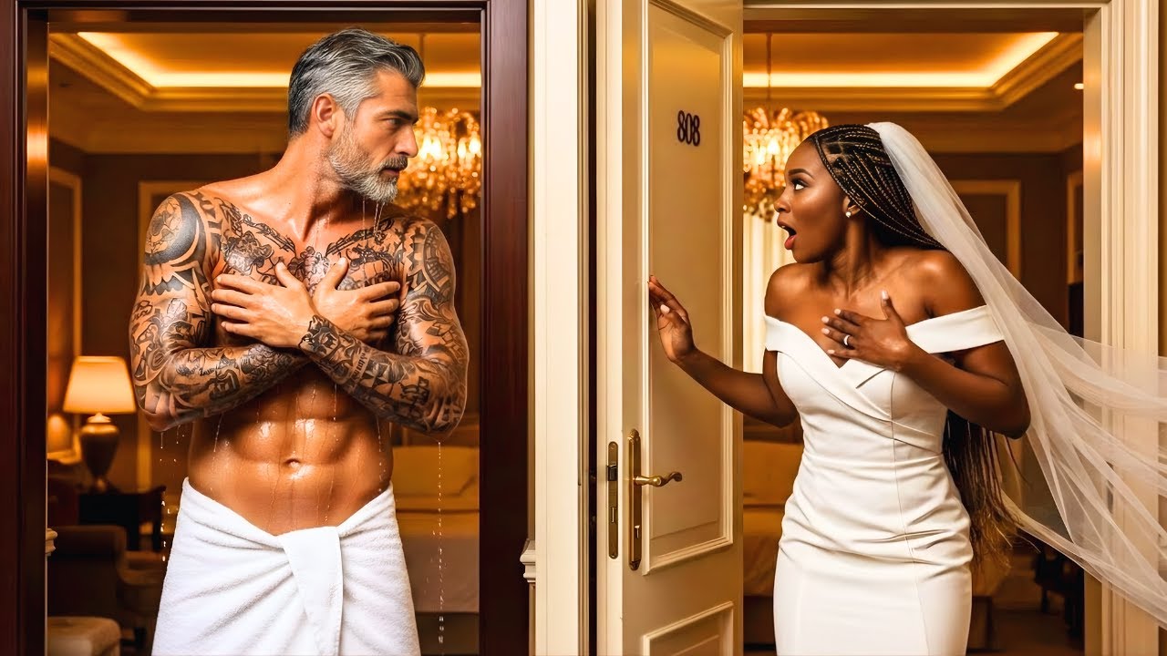 SHE FLED HER WEDDING INTO A WRONG HOTEL ROOM—MAFIA BOSS STOOD DRIPPING WET AND SAID...