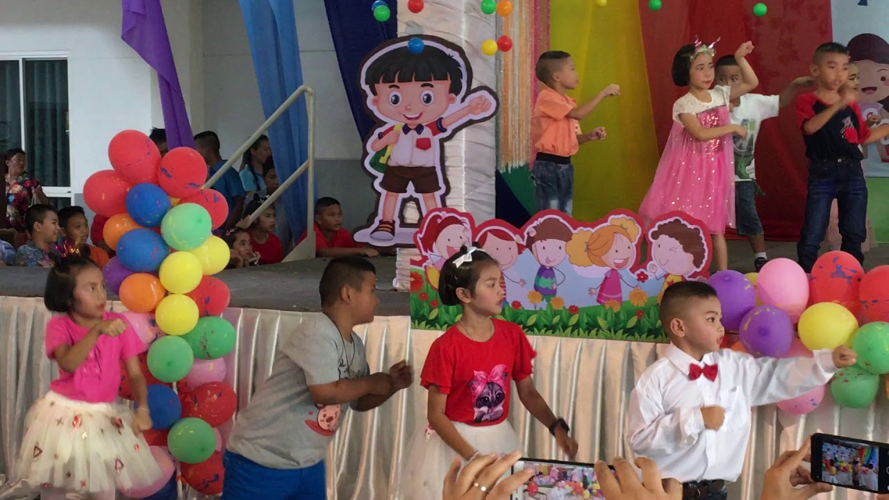 การแสดงของนักเรียนชั้น ป.1 กิจกรรมวันเด็กแห่งชาติ ปี 2563 โรงเรียนวัดท้องคุ้ง “ไพโรจน์ประชาสรรค์”