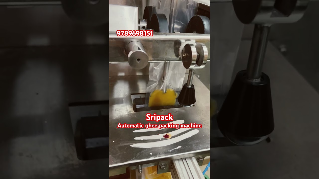 Automatic ghee packing machine