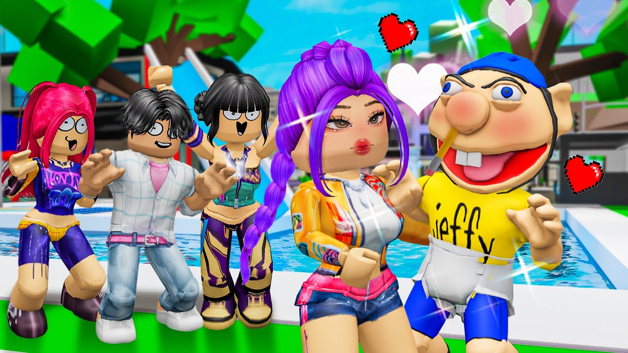 RUMI FALLS IN LOVE With Jeffy?! 💗✨| Kpop Demon Hunters - Roblox